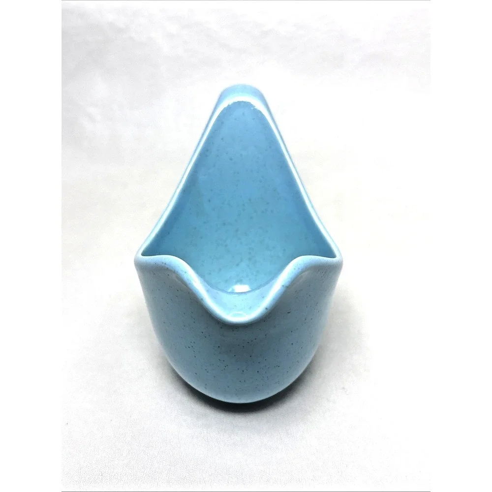 Vintage MCM‎ Cream Sauce Gravy Boat Turquoise Pebbleford Taylor Smith Taylor